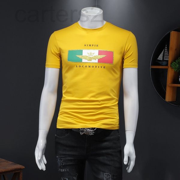 

men's t-shirts designer 9) 2021 summer men's mercerized cotton short sleeve printing short t fake mold-f31360 n2go2022, White;black