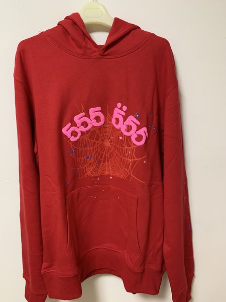

high-quality fabric hoodie 555 foam letters european and american hip-hop couples loose men and women sweaters street fashion spot, Black