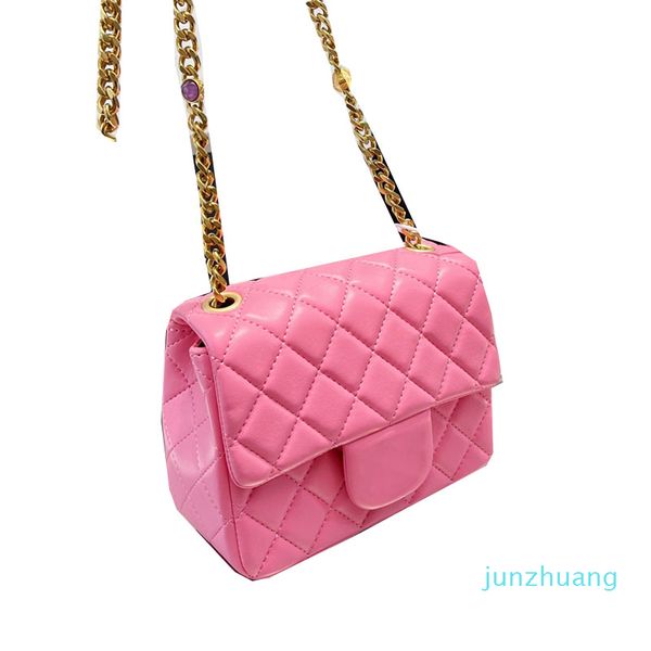 

cc bag designer - ladies classic mini flap candy color gem bags gold matel chain crossbody shoulder purse cosmetic case france womens handba