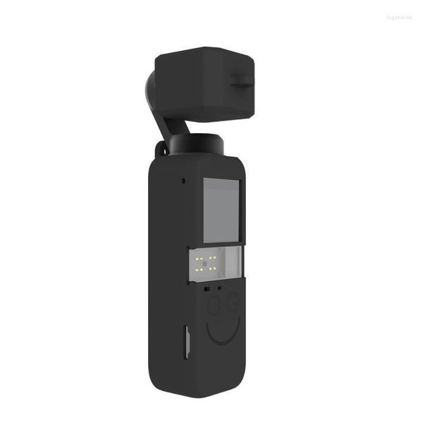 Tripés Puluz 2 em 1 para DJI Osmo Pocket Pocket Handheld Câmera Gimbal Capa de silicone macio Caixa de proteção Definir bom LOGA22 ESPECIAL