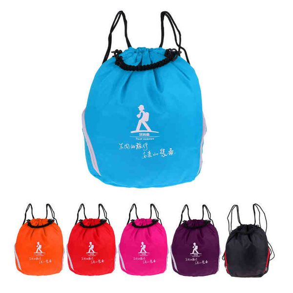 

duffel bags bag drawstring sack sport travel outdoor backpack waterproof soft lightweight and durable drawstring backpack 220610
