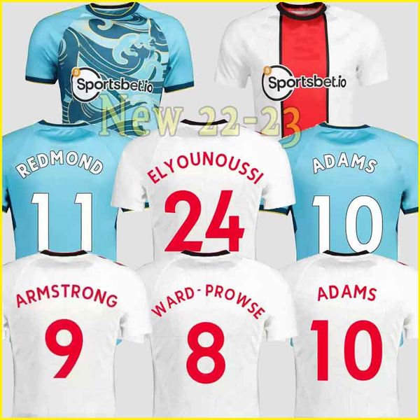 

22-23 ings ward-prowse south ampton soccer jerseys djenepo armstrong vestergaard romeu ward-prowse adams redmond football shirts men kits un, Black;yellow