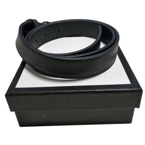 

2022 fashion big buckle genuine leather belt with box designer belts men women mens aa130261s, Black;brown
