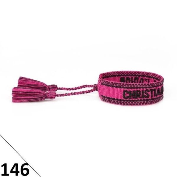 

fashion designers adjustable bracelet luxury woven friendship rope bangle brand women vintage braided men embroidery tassel bracelets jewelr, Golden;silver