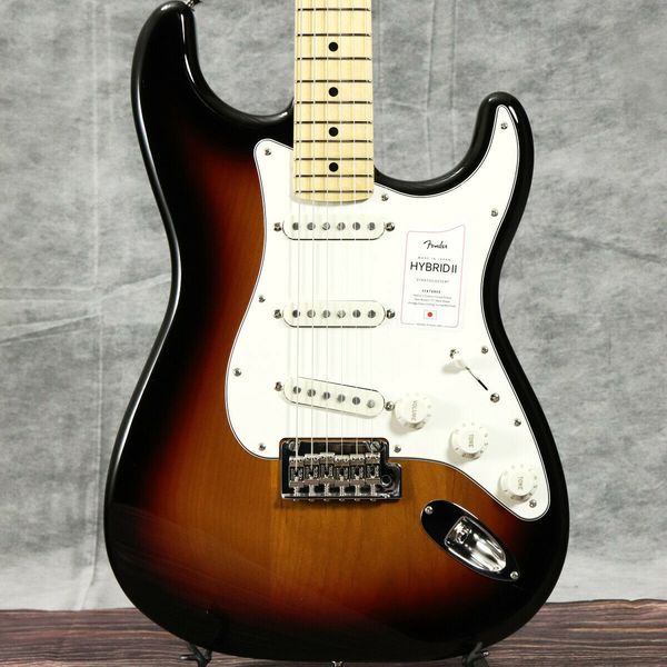 

hybrid ii st maple 3-color sunburst electric guitar