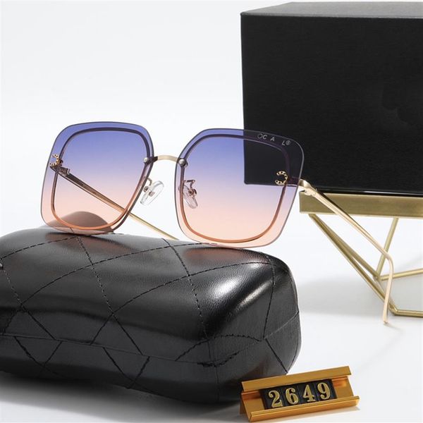 

glasses womens sunglasses women eyeglass mens luxury men fashion gradient transparent frame letters with box jariser274t, White;black