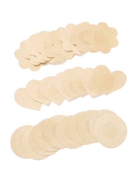 

geo shaped nipple cover 15pairs o3f7#, Black;red