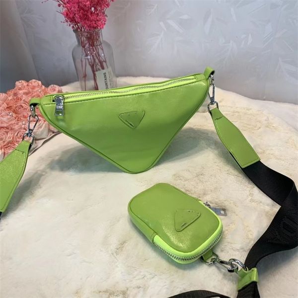 

handbag trendy spring and summer triangle two piece set simple mahjong women's single messenger 60% off factory store