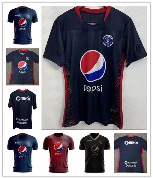 

22 23 honduras motagua mens soccer jerseys fc villafranca sanchez r.moreira j.moncada home shirt football shirts uniforms, Black