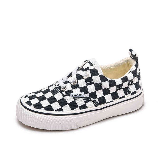 

fashion children shoes spring low-canvas shoes baby casual sport shoes kindergarten one-step girls and boys print sneakers g220527, Black;red