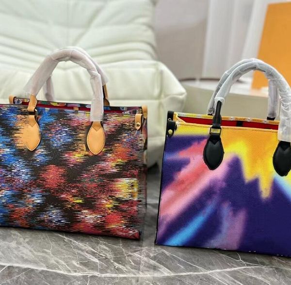 

fashion colours letter printing totes designer classic high capacity women leather luxury brand women's elegance single-shoulder bag ha