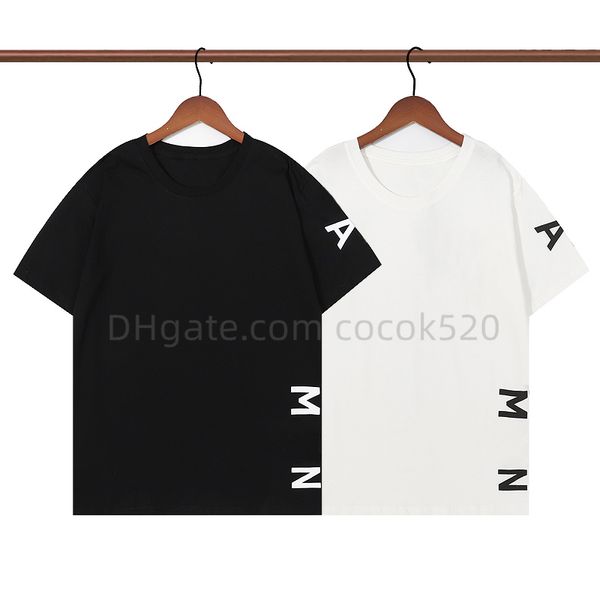 

summer new fashion t shirts womens black white tees mens round neck short sleeve print asian size s-2xl, White;black