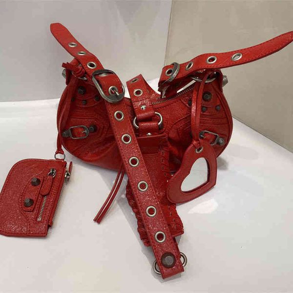 

handbag balenciga italy crossbody women bag bags women designer rivet bags le cagole single underarm fashion shoulder 202 leather high quali