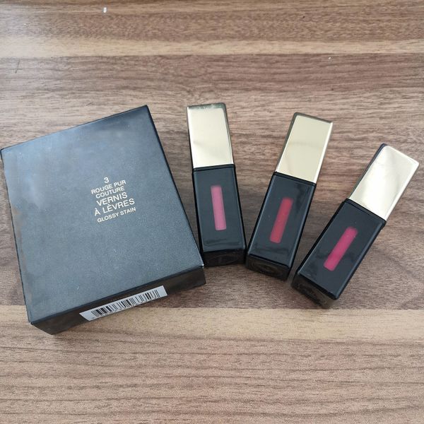 

brand cosmetic matte lipstick 2pcs/set makeup press the red tube nude