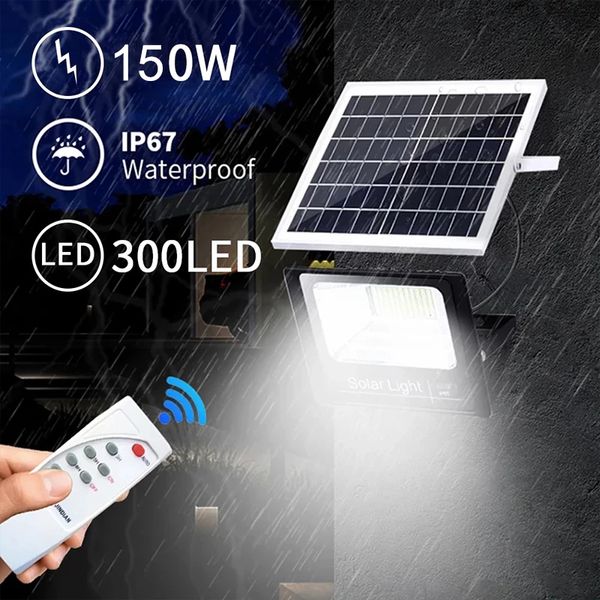 150/100/30W Solar Licht Im Freien Sonne Beleuchtung Batterie Lampe Sensor Garten LED Solars Lampen Straße Wand led-leuchten