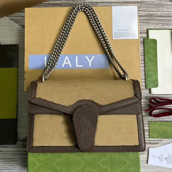 

10a 28cm chain bag genuine leather crossbody bagsss designer bags fashion canvas shoulder bag luxury handbag tote bagss woman purse with box