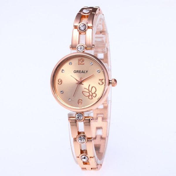 Wristwatches feminino moda genebra ladies assistir diamante ouro watchwristwatches stristwatcheswatcheswatches