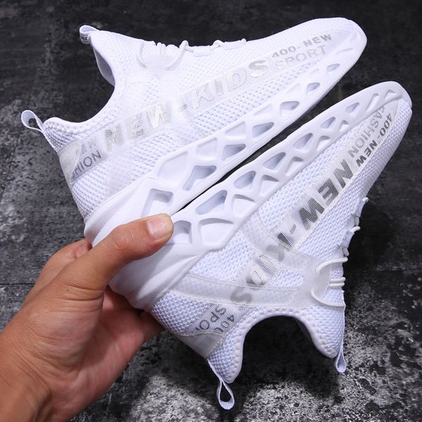 

kids shoes boy sneakers fashion casual sports shoes for boy children breathable lace up comfortable tennis walking sneakers 220401, Black;red