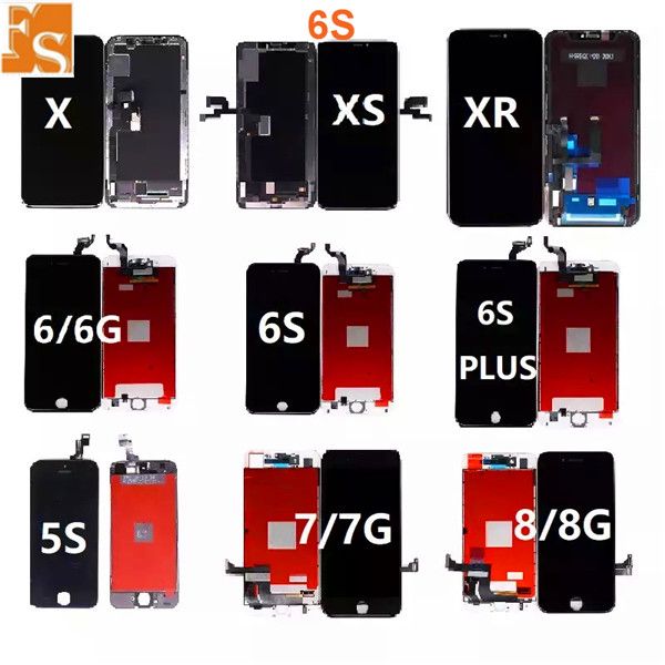 LCD für iPhone 6S 6G 6 Plus LCD Display Touch Digitizer Bildschirm Montage Reparatur keine toten Pixel 100 % getestet