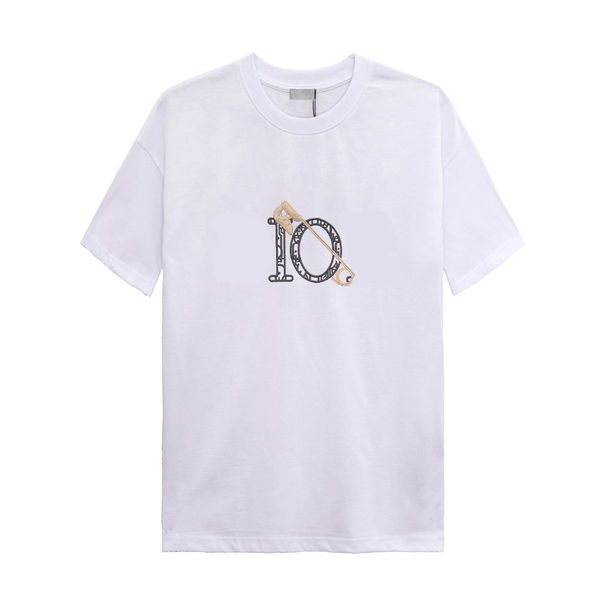 

herren womens designer men's t-shirts qualitÃ¤t sommermode atmungsaktive brief drucken casual kurzÃ¤rmelige marke designer kleidung, White;black