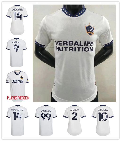 

player version 22 23 mls fc los angeles galaxy soccer jersey la zlatan ibrahimovic 2022 2023 jonathan dos santos giovani football shirt kits, Black;yellow