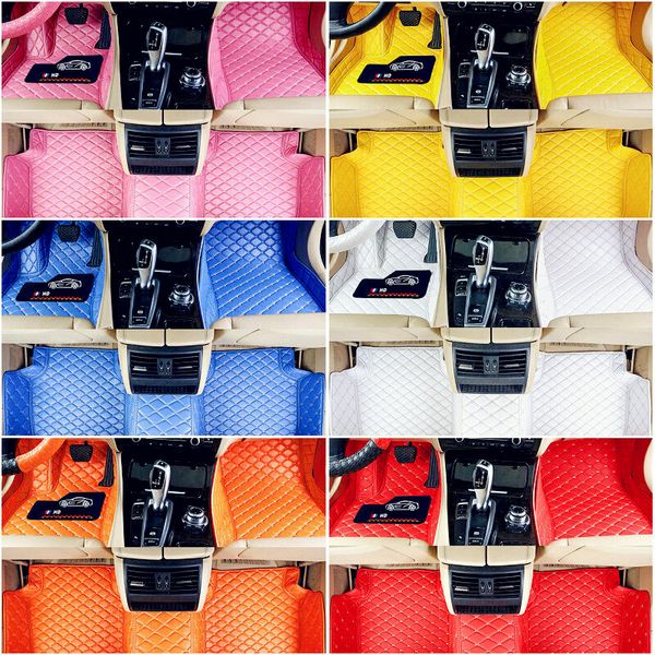 

custom made pu leather car floor mat set for mercedes benz e class amg w212 w213