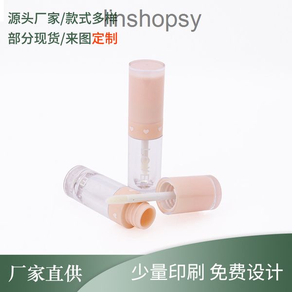 

factory outlet lipstick tube acrylic lipstick mini cute circular lip enamel wrap diy