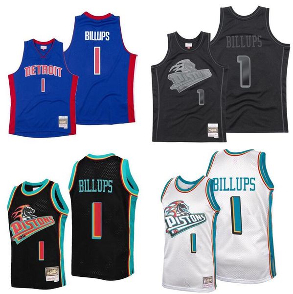 

stitched chauncey billups basketball jersey s-6xl mitchell & ness 2003-04 mesh hardwoods classics retro version men women youth jerseys, Black;red