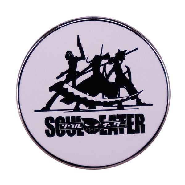 

soul eater brooch enamel pin japanese manga anime badge jewelry, Blue