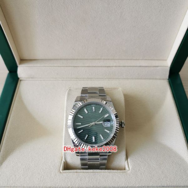 

elling bpf v3 men watches wristwatches 126334 green spearmint 316l stainless steel 41mm automatic mechanical mens watch oyster bracelet sapp, Slivery;brown