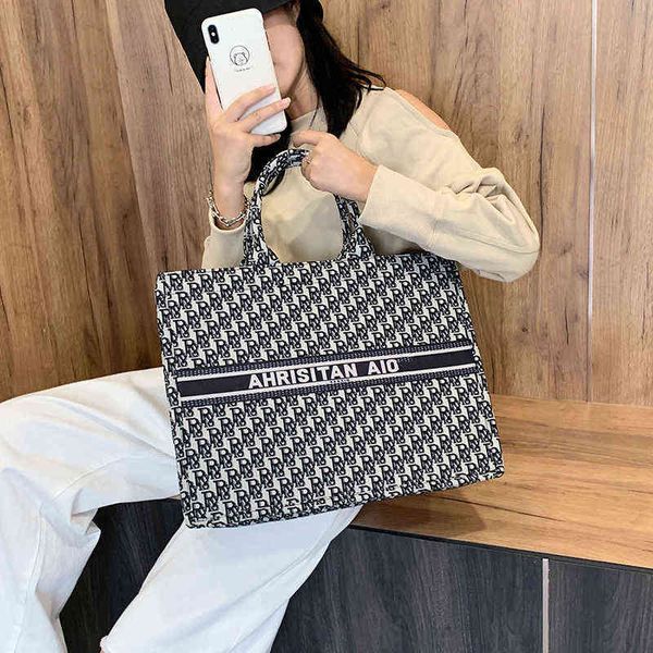 

bags star canvas large capacity bag women new short haul handbag shopping tote