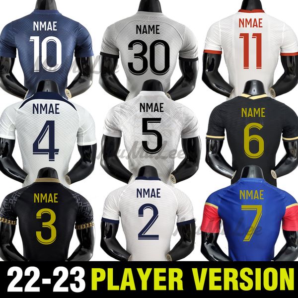 

player version 30 10 mbappe 7 hakimi soccer jerseys sergio ramos wijnaldum home away pre-match training 2022 2023 special edition maillots f, Black;yellow