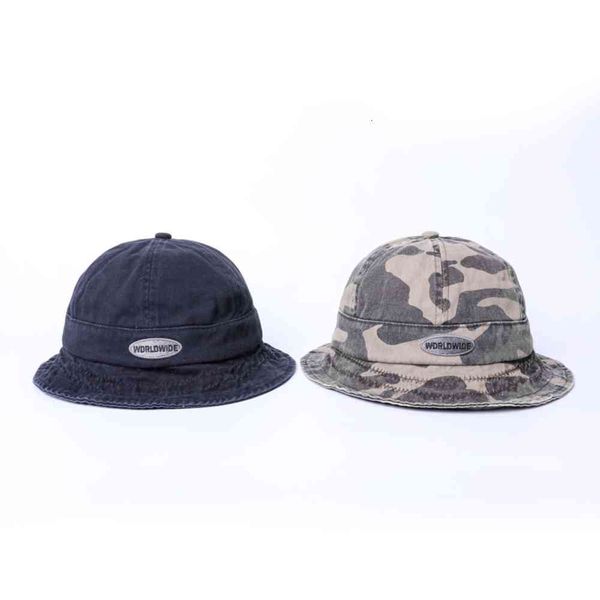 

six pieces of fisherman's hat washed in water, Blue;gray