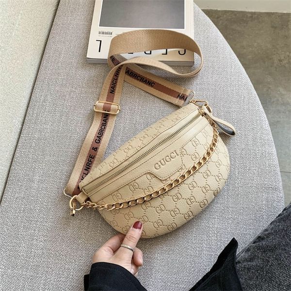 Pequena nova bolsa coreana versátil com textura ins messenger vermelha moda feminina bolsa de cintura feminina Bolsas Onlines