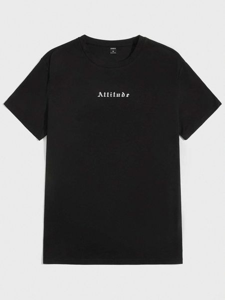 

men letter graphic tee r5wo#, White;black