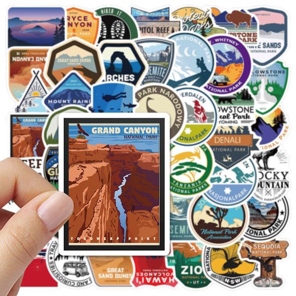 

50pcs/set poster small waterproof skateboard stickers outdoor parks travel for notebook lapbottle helmet car sticker pvc guitar decals