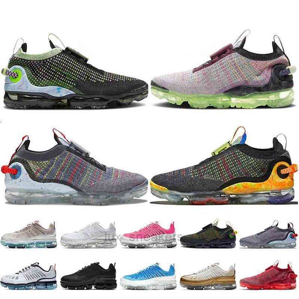 

big size 13 fly knit womens mens trainers running shoes vapourmax black multi ash volt smoke grey laser orange triple white off sneakers
