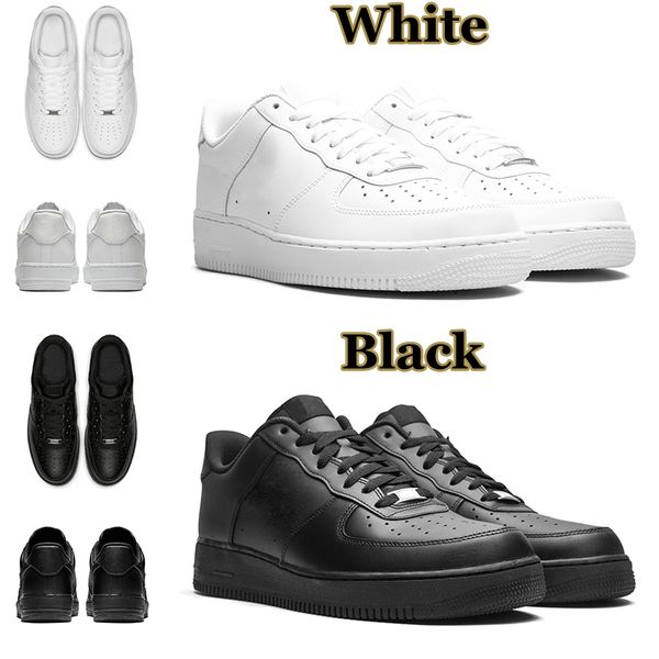 

designer 1 casual shoes classic men women sneakers 07 triple white black mens trainer sports sneaker platform shoe
