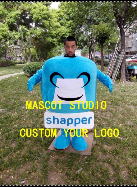 

mascot doll costumeshapper tv mascot costume television custom fancy costume anime kit mascotte theme fancy dress carnival costume41800, Red;yellow