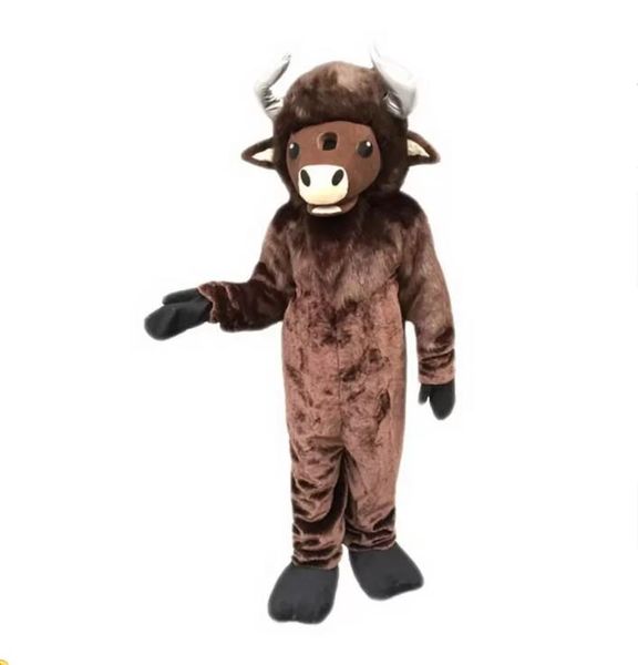 Корова дьявол талисман костюм мультипликационный персонаж Размер взрослых Longteng Размер взрослых высокое качество гонжетг