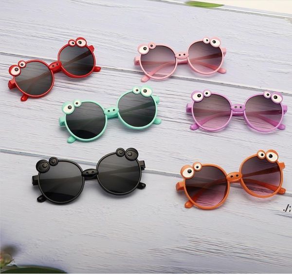 Kinder Cartoon Sonnenbrille Party Runde Rahmen Baby Sonnenbrille Kinder Nette Anti UV Designer Brille Sommer Sonnenschutz Shades BBB14795