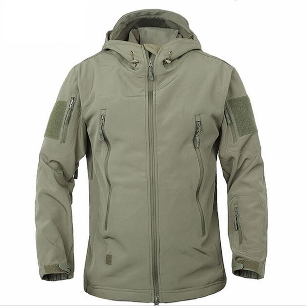 Ordu kamuflaj askeri ceket su geçirmez rüzgarlık yağmurluk avı giysileri ordu erkekleri dış giyim ceketleri ve ceket yumuşak kabuk 201104