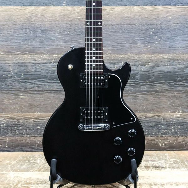 

les special tribute humbucker ebony satin electric guitar
