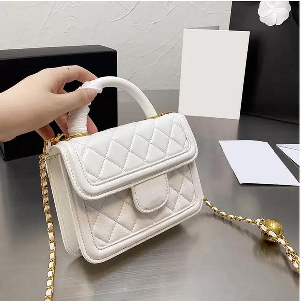 

women's luxury designer classic mini flap bag co handle tote bag quilted plaid crossbody shoulder makeup