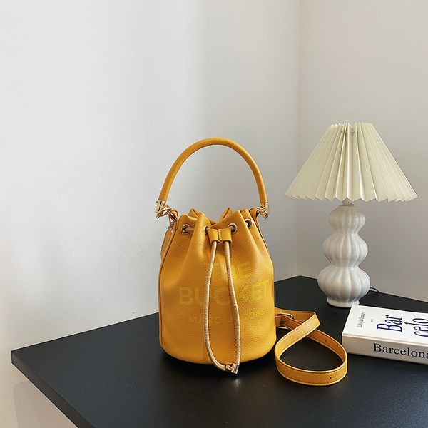

luxury women messenger shoulder bags designer mini bucket bag pu leather handbag