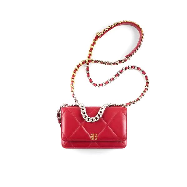 

designer bags retro crossbody bag with 3 color and metal chain classic 19cm