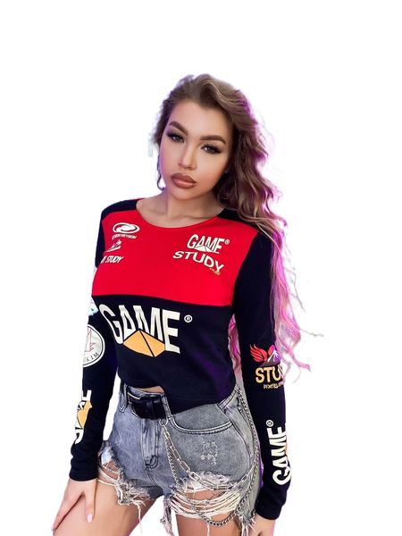

meysi kim geo & letter graphic color block thermal pullover k6sz#, Black