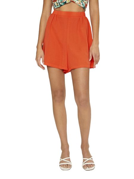 

elastic waist wide leg shorts w0h9#, White;black