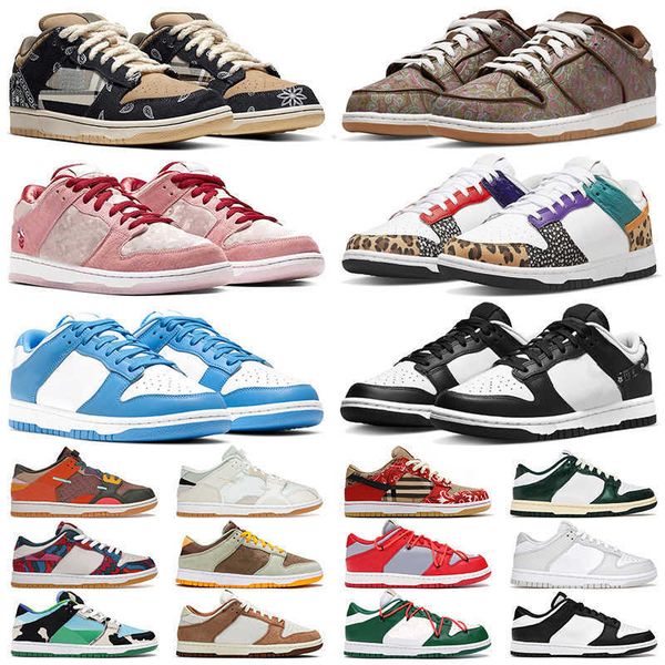 

2022 dunkes low mens womens casual shoes dunks lows designer panda sb valentine day pink dusty olive curry cactus jack dunksb lows sports us, Black