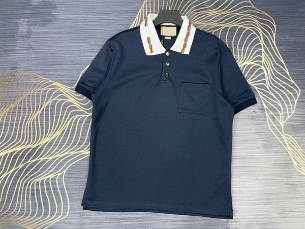 

men's polos t-shirt summer new women's couple lapel slim fit loose stretch colorblock short sleeve shirt shirt #xs- vbnj, White;black